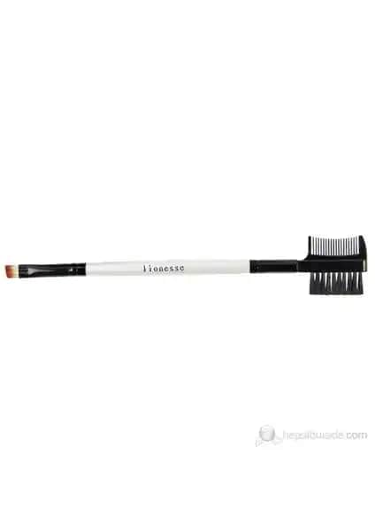 Lionesse Far+Kaş Fırçası 3999: Çok Yönlü ve Pratik Makyaj Fırçası Çift Taraflı Tasarım