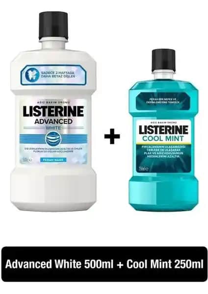 Listerine Advanced White Alkolsüz Ağız Bakım Suyu ve Cool Mint Sprey Detaylı İnceleme