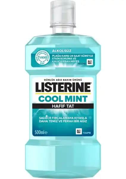 Listerine Cool Mint Hafif Tat Alkolsüz Ağız Bakım Suyu: Günlük Temizlik ve Ferahlık İçin Güçlü Çözüm