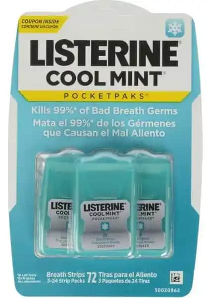 Listerine Cool Mint Nefes Tazeleyici Strip: Hızlı ve Etkili Ağız Ferahlatıcı Çözüm