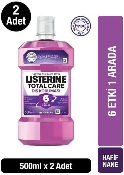 Listerine Total Care Ağız Bakım Suyu: Güçlü ve Güncel Ağız Sağlığı Çözümü