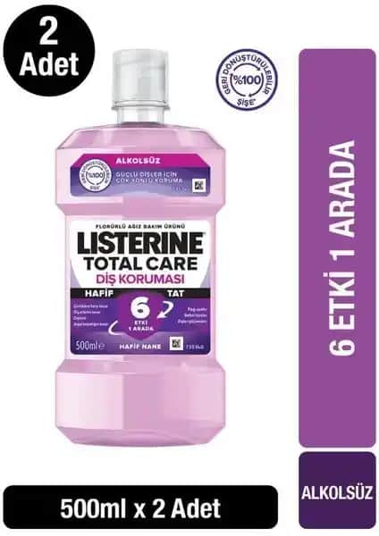 Listerine Total Care Hafif Tat Alkolsüz Ağız Bakım Suyu İncelemesi ve Kullanım Faydaları