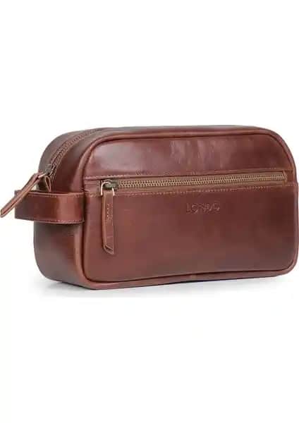 Londo Ot191 Hakiki Deri Seyahat ve Makyaj El Çantası - Şık ve Fonksiyonel Tasarım