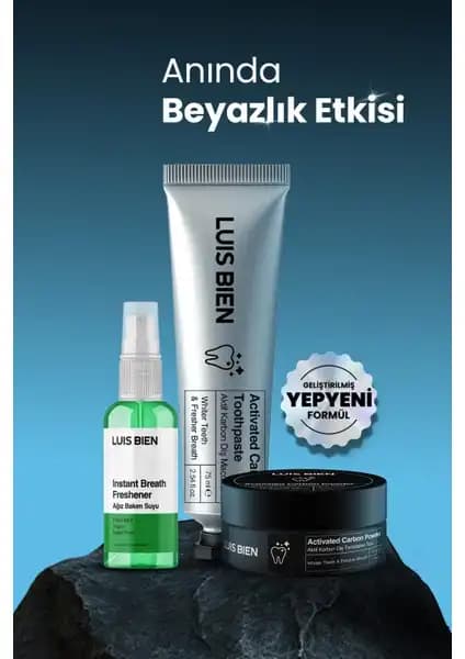 Luis Bien Ağız Bakım Seti: Doğal İçerikli Beyazlatıcı ve Sağlıklı Ağız Bakımı Çözümü