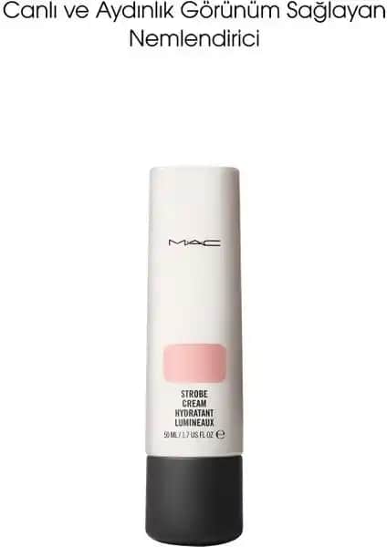 Mac Highlighter Strobe Cream Pinklite Bloom 50 ml doğal ışıltı ve cilt canlandırıcı özelliklerle