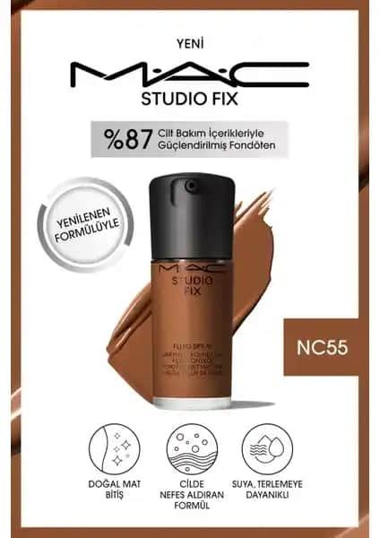 MAC Studio Fix Fluid SPF 15 Mat Fondöten: Doğal ve Kalıcı Makyaj İçin En İyi Tercih