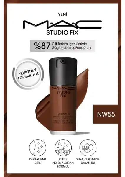 Mac Studio Fix Fluid SPF 15 Mat Fondöten: Günlük Kullanım İçin Kapsamlı ve Güvenilir Seçenek