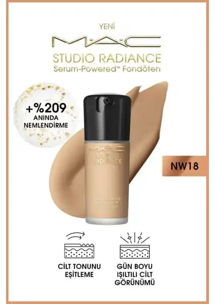 MAC Studio Radiance Serum-Powered Fondöten: Doğal Işıltı ve Cilt Bakımını Birleştiren Yenilikçi Makyaj Ürünü