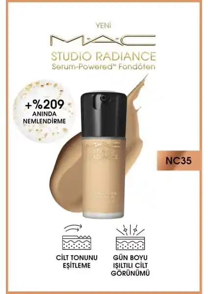 MAC Studio Radiance Serum-Powered Fondöten: Doğal Işıltı ve Sağlıklı Cilt İçin Yenilikçi Seçenekler