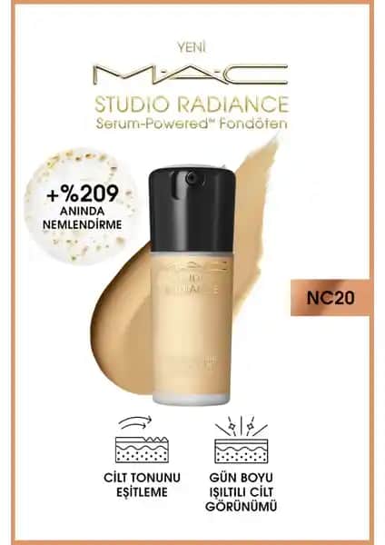 MAC Studio Radiance Serum-Powered Fondöten: Doğal Parlaklık ve Cilt Sağlığı İçin Yenilikçi Çözüm