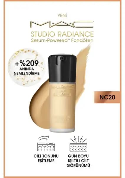MAC Studio Radiance Serum-Powered Fondöten: Doğal Parlaklık ve Cilt Sağlığı İçin Yenilikçi Çözüm