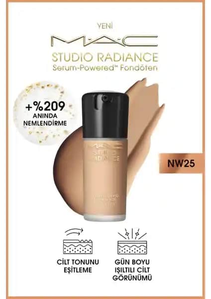 MAC Studio Radiance Serum-Powered Fondöten: Doğal Parlaklık ve Sağlıklı Cilt İçin
