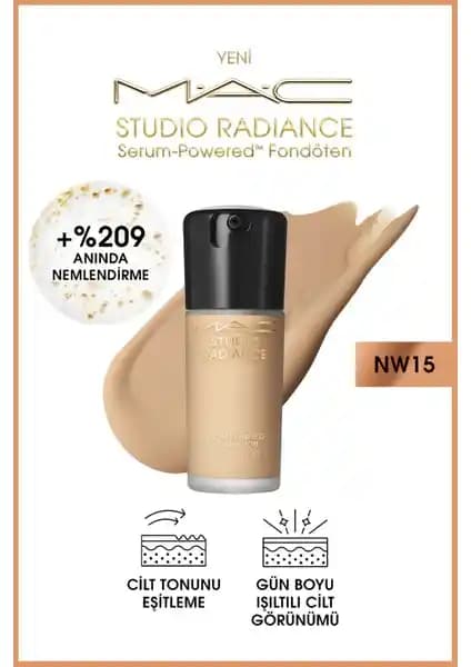 MAC Studio Radiance Serum-Powered Fondöten ile Doğal ve Parlak Cilt Sağlayan Makyaj Çözümü