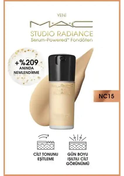 MAC Studio Radiance Serum-Powered Fondöten ile Sağlıklı ve Işıltılı Cilt Yaratın