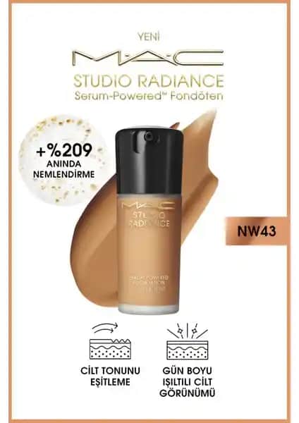 MAC Studio Radiance Serum-Powered Fondöten: Işıltılı ve Sağlıklı Cilt İçin Yenilikçi Makyaj Çözümü