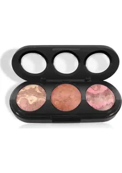 Makeuptime 3'lü Terracotta Pudra Allık ile Doğal ve Parlak Makyaj Deneyimi