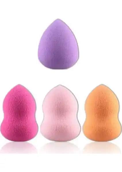 Makeuptime 4’lü Makyaj Süngeri Seti Profesyonel ve Çok Yönlü Kullanım İmkanı Sağlar