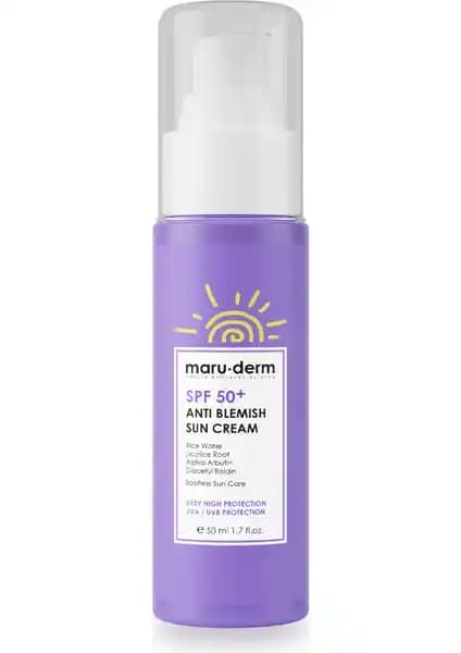 Maru.derm Güneş Kremi SPF 50+ ile Güçlü Koruma ve Leke Karşıtı Özellikler