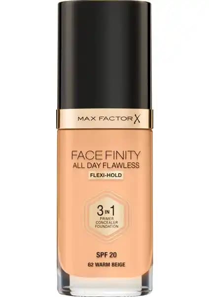 Max Factor Facefinity 3'ü Bir Arada Kalıcı Fondöten ile Mükemmel ve Doğal Makyaj Deneyimi