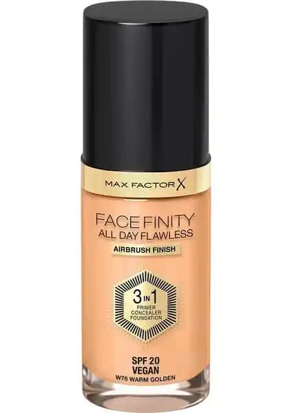 Max Factor Facefinity All Day Flawless 76 Warm Golden Fondöten Özellikleri ve Kullanımı