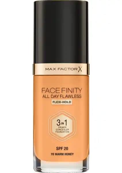 Max Factor Facefinity All Day Flawless Flexi-Hold 3-in-1 Kalıcı Fondöten İncelemesi ve Özellikleri