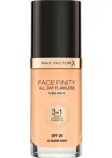 Max Factor Facefınıty All Day Flawless Flexı-Hold 3 In 1 Kalıcı Fondöten İncelemesi
