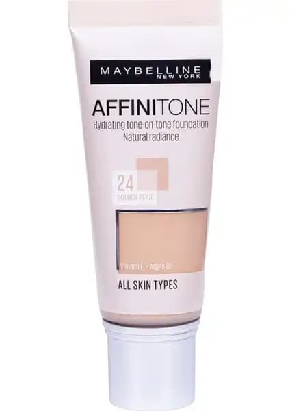Maybelline Affinitone Fondöten 24 Golden Beige: Doğal ve Kalıcı Günlük Makyaj İçin Ideal Tercih
