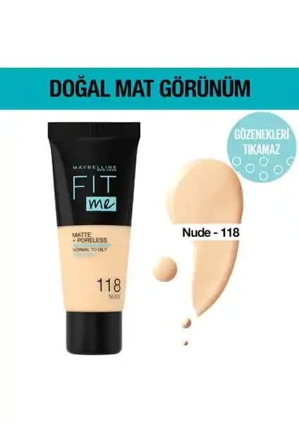 Maybelline Fit Me Matte Poreless Fondöten ile Doğal ve Kalıcı Makyaj Çözümü