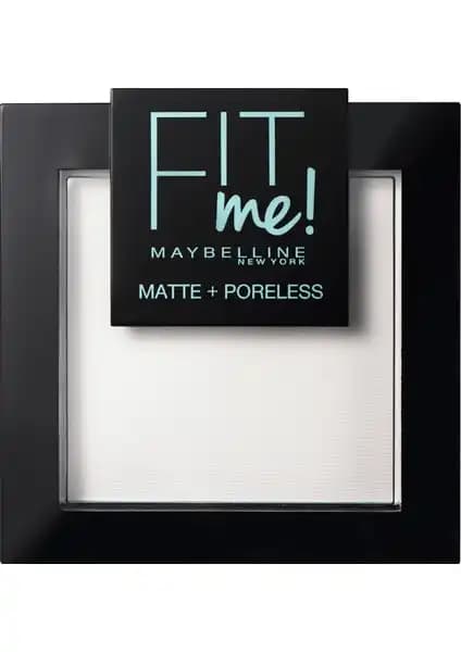 Maybelline Fit Me Matte Poreless Pudra: Doğal Matlık ve Gözenek Gizleme Özellikleri