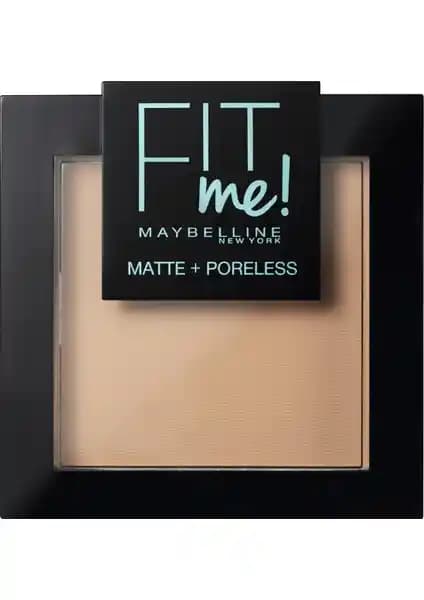 Maybelline Fit Me Matte+Poreless Pudra: Yağlı ve Karma Ciltler İçin Doğal Mat ve Pürüzsüz Görünüm