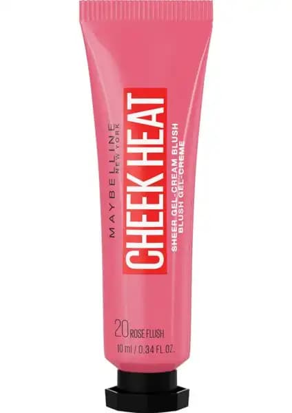 Maybelline New York Cheek Heat Likit Allık 20 Rose Flash Doğal ve Kalıcı Günlük Makyaj İçin