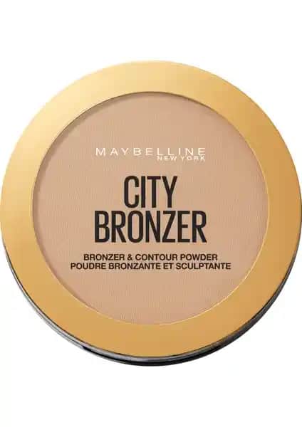 Maybelline New York City Bronze Bronzer ve Kontür Pudrası Doğal Görünüm İçin Uygun