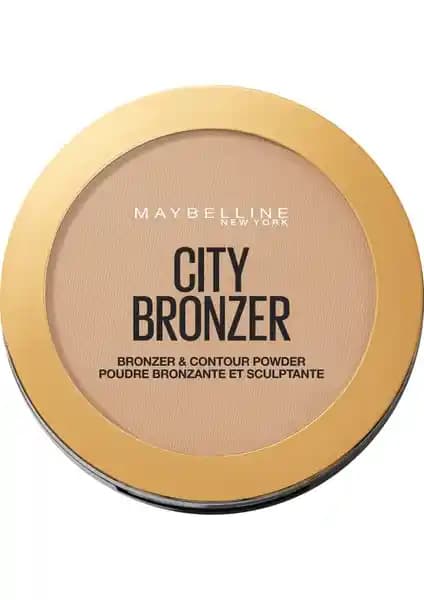 Maybelline New York City Bronze Bronzer ve Kontür Pudrası Doğal Görünüm İçin Uygun