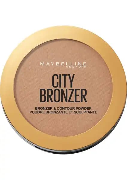Maybelline New York City Bronze Bronzlaştırıcı ve Kontür Pudrası, Doğal ve Çekici Görünüm İçin Uygun
