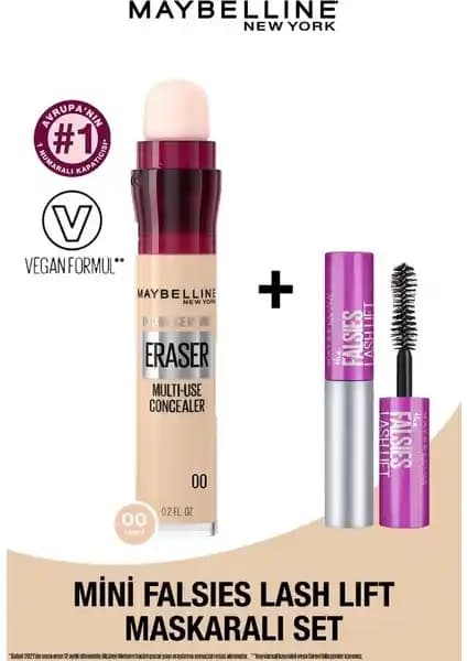 Maybelline New York Makyaj Seti: Kapatıcı ve Maskara ile Doğal ve Çekici Görünüm