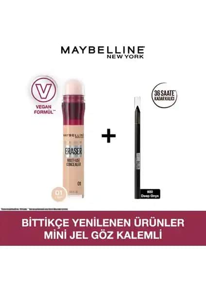 Maybelline New York Ürünleri: Anti Age Kapatıcı ve Kalıcı Eyeliner İncelemesi