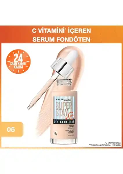 Maybelline Super Stay Skin Tint Fondöten: Doğal ve Kalıcı Cilt Güzelliği İçin Yenilikçi Seçenek