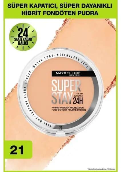 Maybelline Superstay Hibrit Pudra-Fondöten: Uzun Süre Kalıcı ve Mat Görünüm Sağlayan Ürün