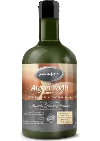 Mecitefendi Organik Argan Yağlı Şampuanı: Doğal ve Güçlendirici Saç Bakım Ürünü