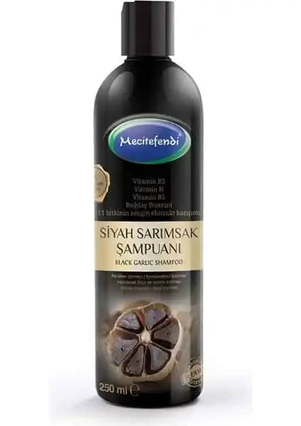 Mecitefendi Siyah Sarımsak Şampuanı: Doğal Saç Güçlendirme ve Dökülme Karşıtı Çözüm