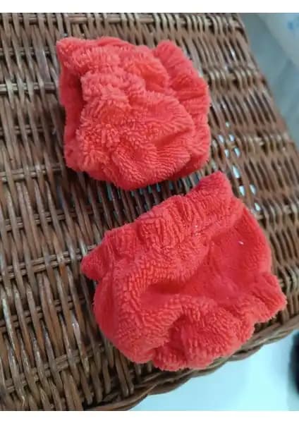 Meşeli Tekstil Çiftli Süper Soft Havlu Bilek Yıkama Bandı Cilt Bakım Aleti