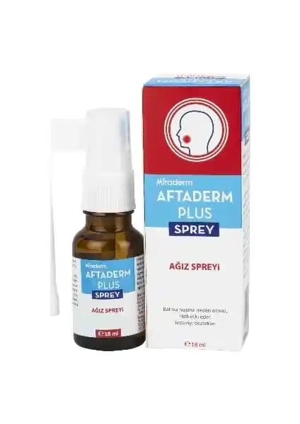 Miraderm Aftaderm Plus Sprey: Ağız İçi Rahatsızlıklar İçin Güvenilir Çözüm