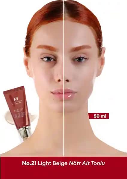 MISSHA M Perfect Cover BB Cream SPF42/PA+++ ile doğal ve parlak görünüm sağlayın