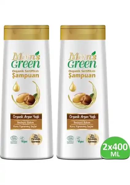 Mom's Green Organik Argan Yağlı Şampuan: Doğal ve Güçlü Saç Bakımı için İdeal Seçenek