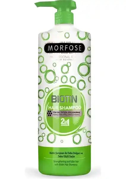 Morfose Biotin Şampuan 1 lt: Saçlara Güç ve Parlaklık Kazandıran Bakım Ürünü