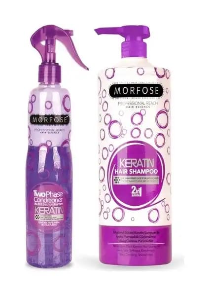 Morfose Keratin Şampuanı ve Fön Suyu ile Saçlarınızda Güçlü ve Parlak Görünüm
