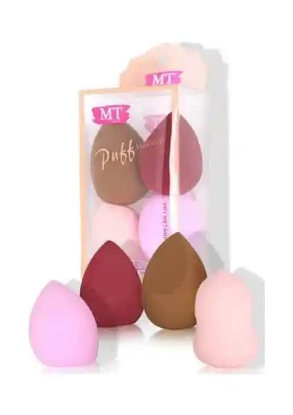 MT Makeuptime Armut Sünger 4'lü Seti ile Profesyonel Makyaj Uygulamaları