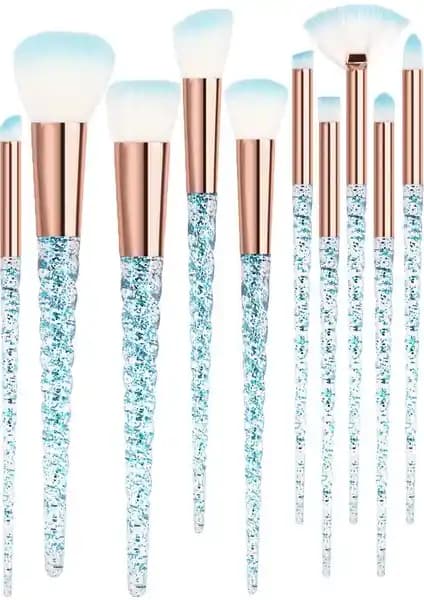 MUJGAN 10'lu Makyaj Fırça Seti: Estetik ve Fonksiyonelliğin Bir Arada Sunumu
