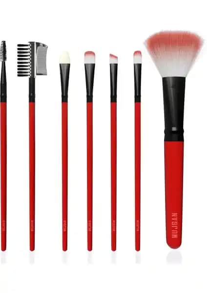 MUJGAN 7'li Poşetli Fırça Seti ile Profesyonel ve Pratik Makyaj Deneyimi
