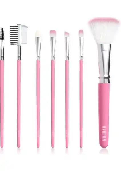 MUJGAN 7'li Poşetli Makyaj Fırça Seti: Seyahat ve Günlük Kullanım İçin Pratik Çözüm